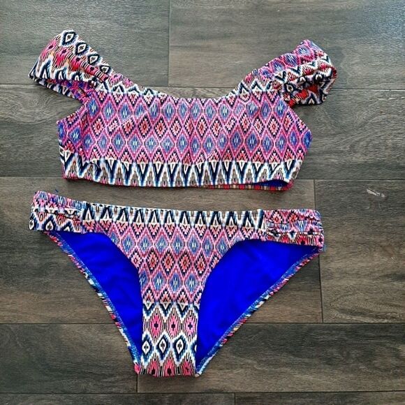 Apollo Swim Other - Coral tropics Apollo swimwear sz XS cute bikini